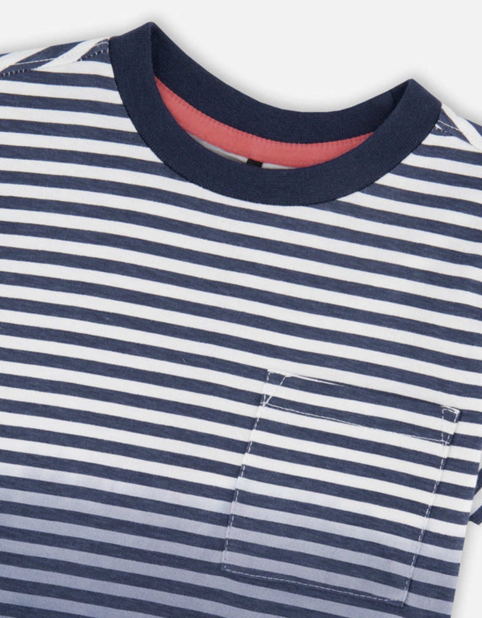 DeuxParDeux SP26 B Stripe Pocket Shirt
