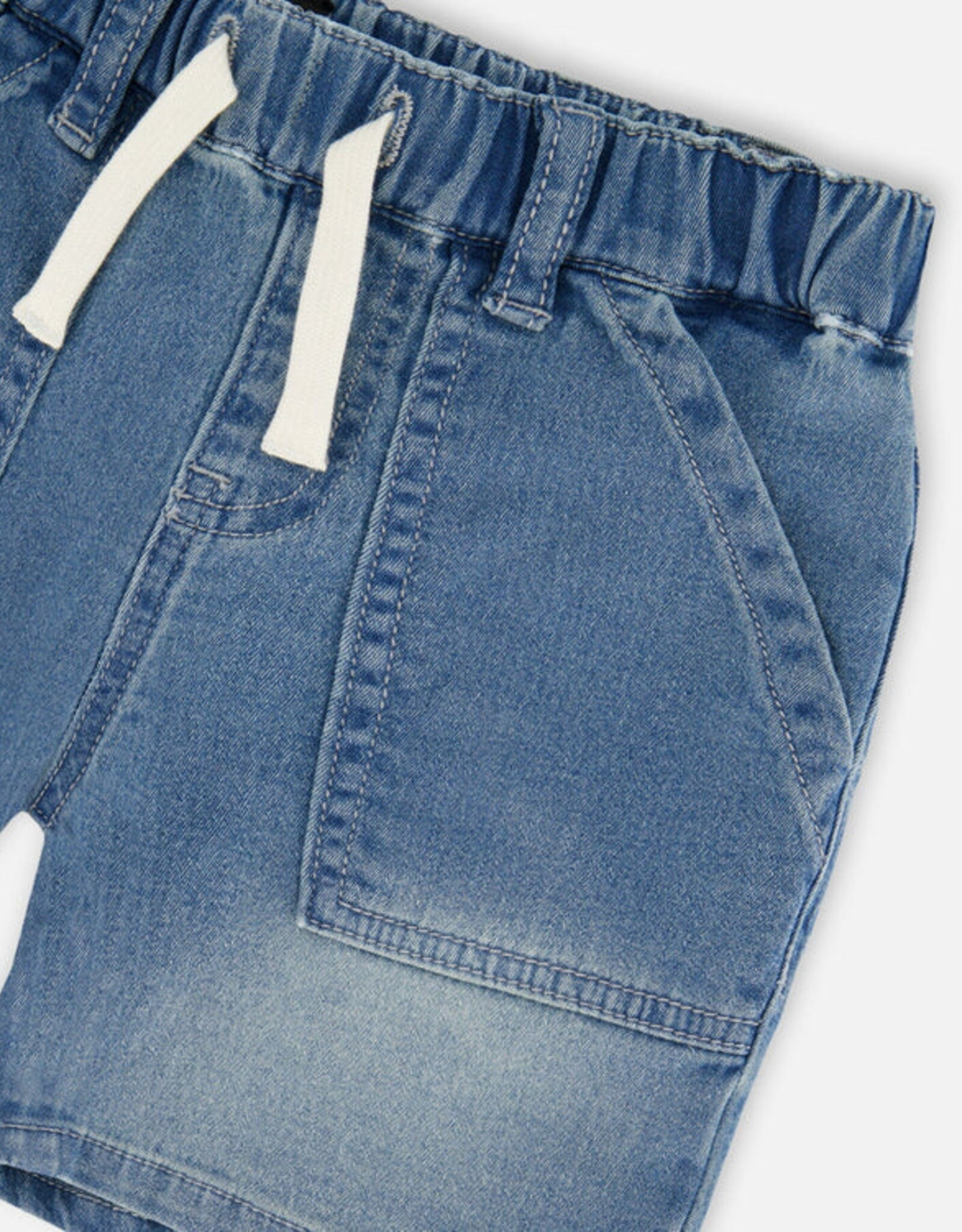 DeuxParDeux SP26 B Terry Denim Short