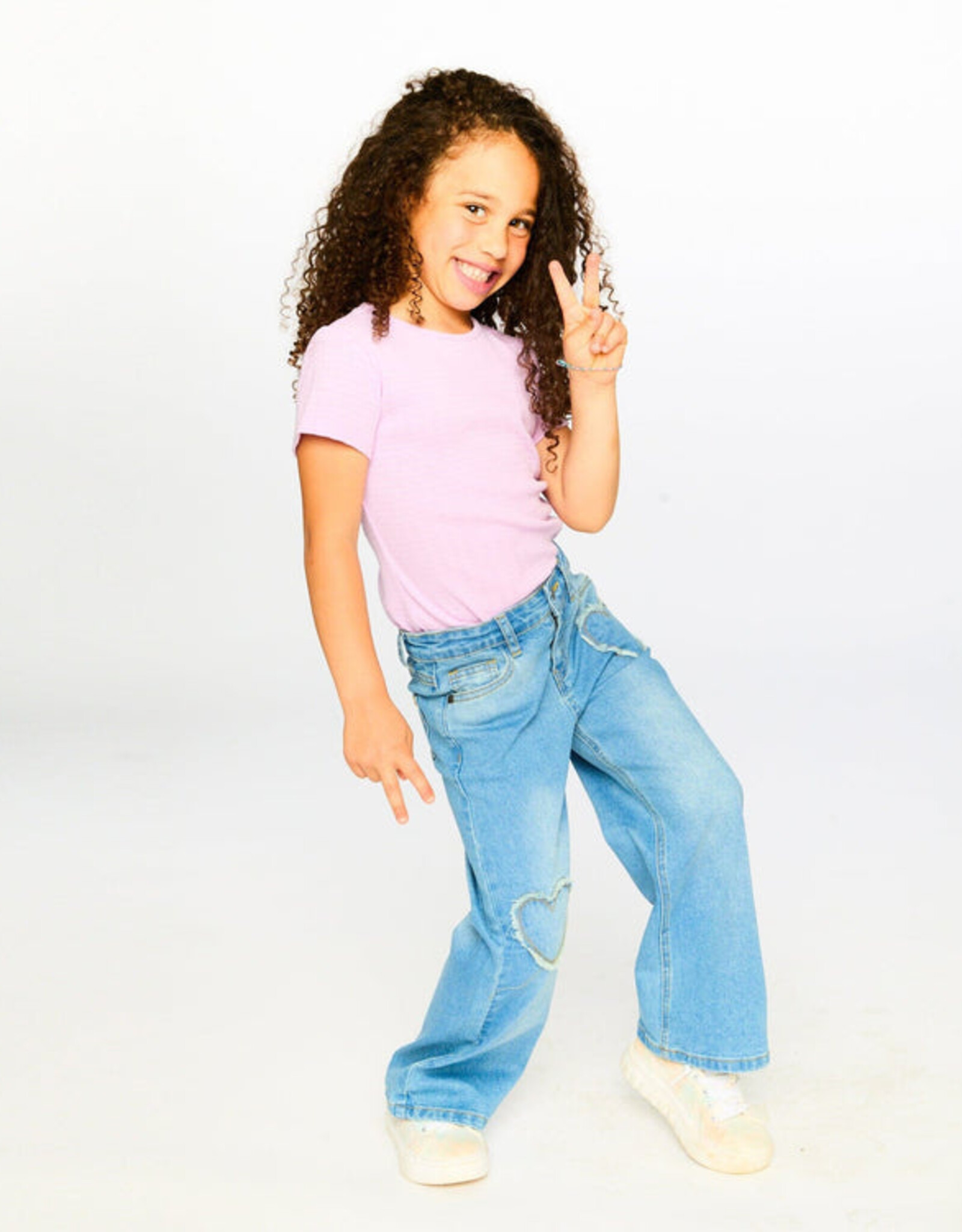 DeuxParDeux  SP26 G Heart Wide Leg Jeans