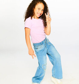 DeuxParDeux SP26 G Heart Wide Leg Jeans