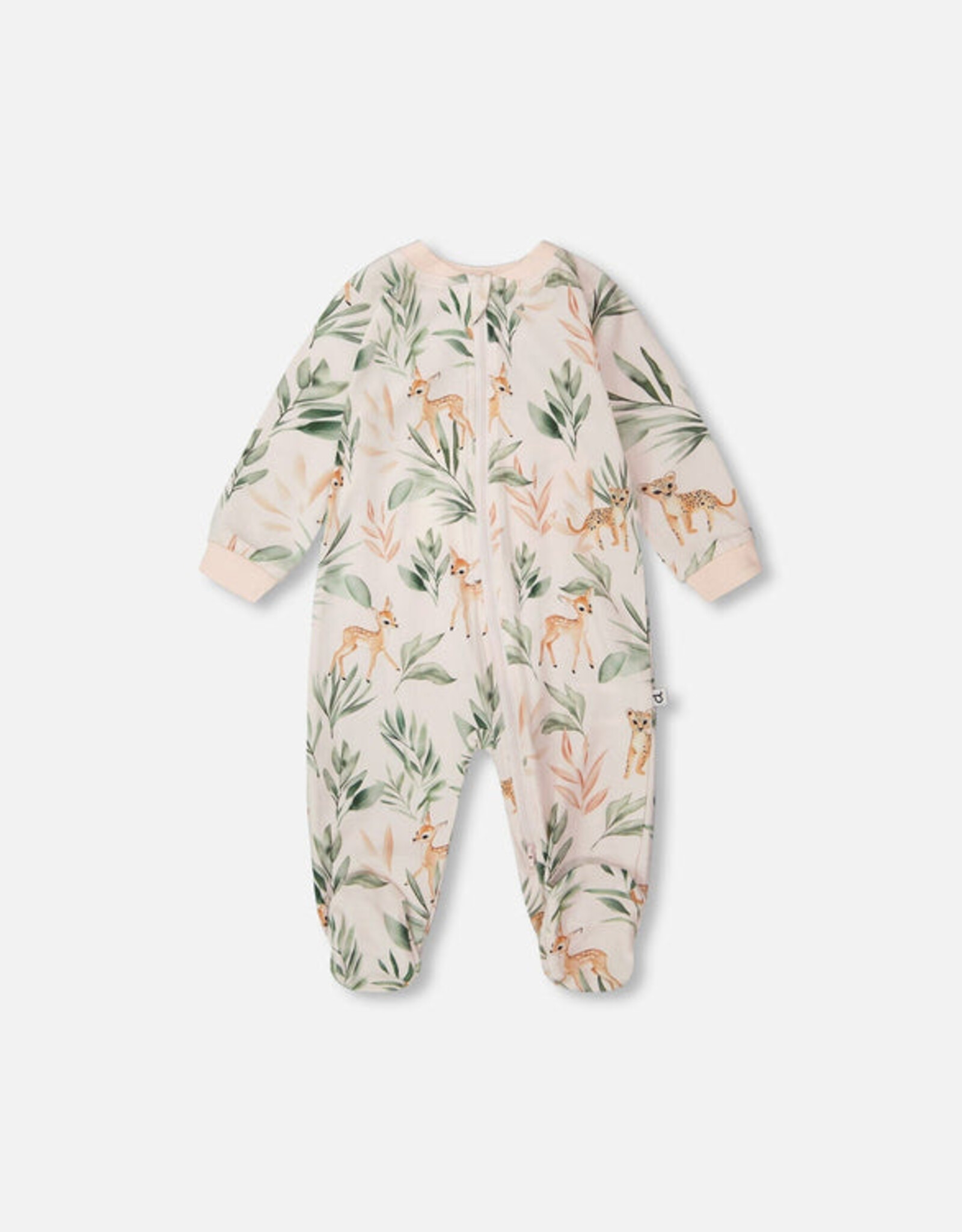 DeuxParDeux SP26 BbyG Deer Zip Sleeper