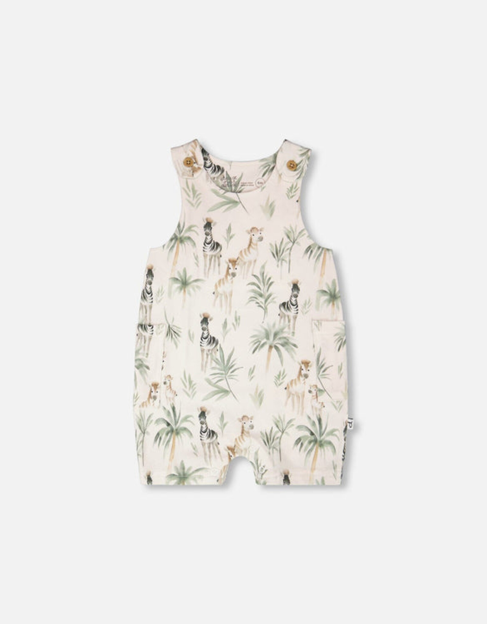 DeuxParDeux SP26 BbyB Zebra Romper