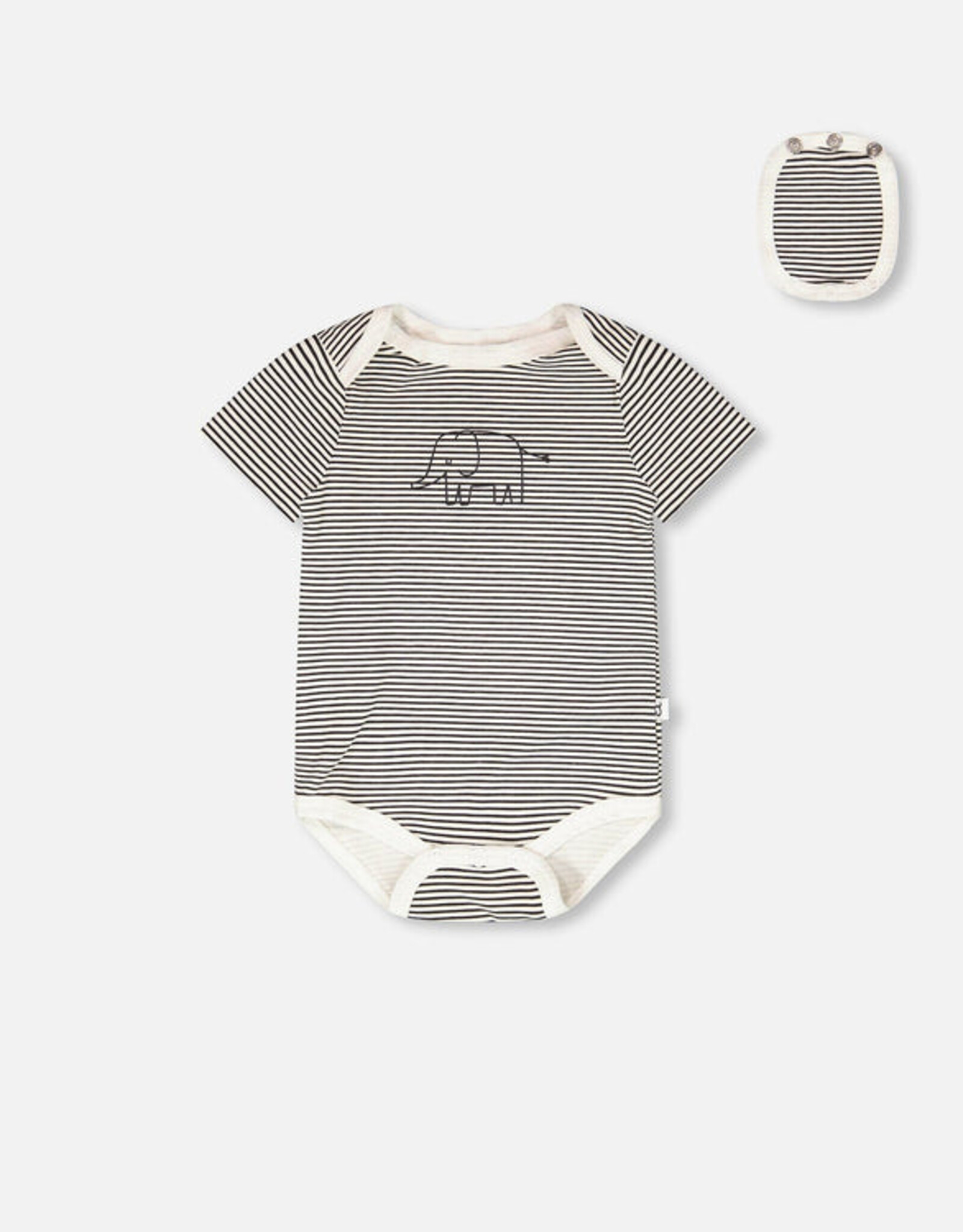 DeuxParDeux SP26 BB Elephant Onesie
