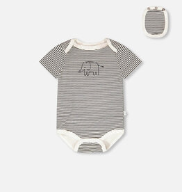 DeuxParDeux SP26 BB Elephant Onesie