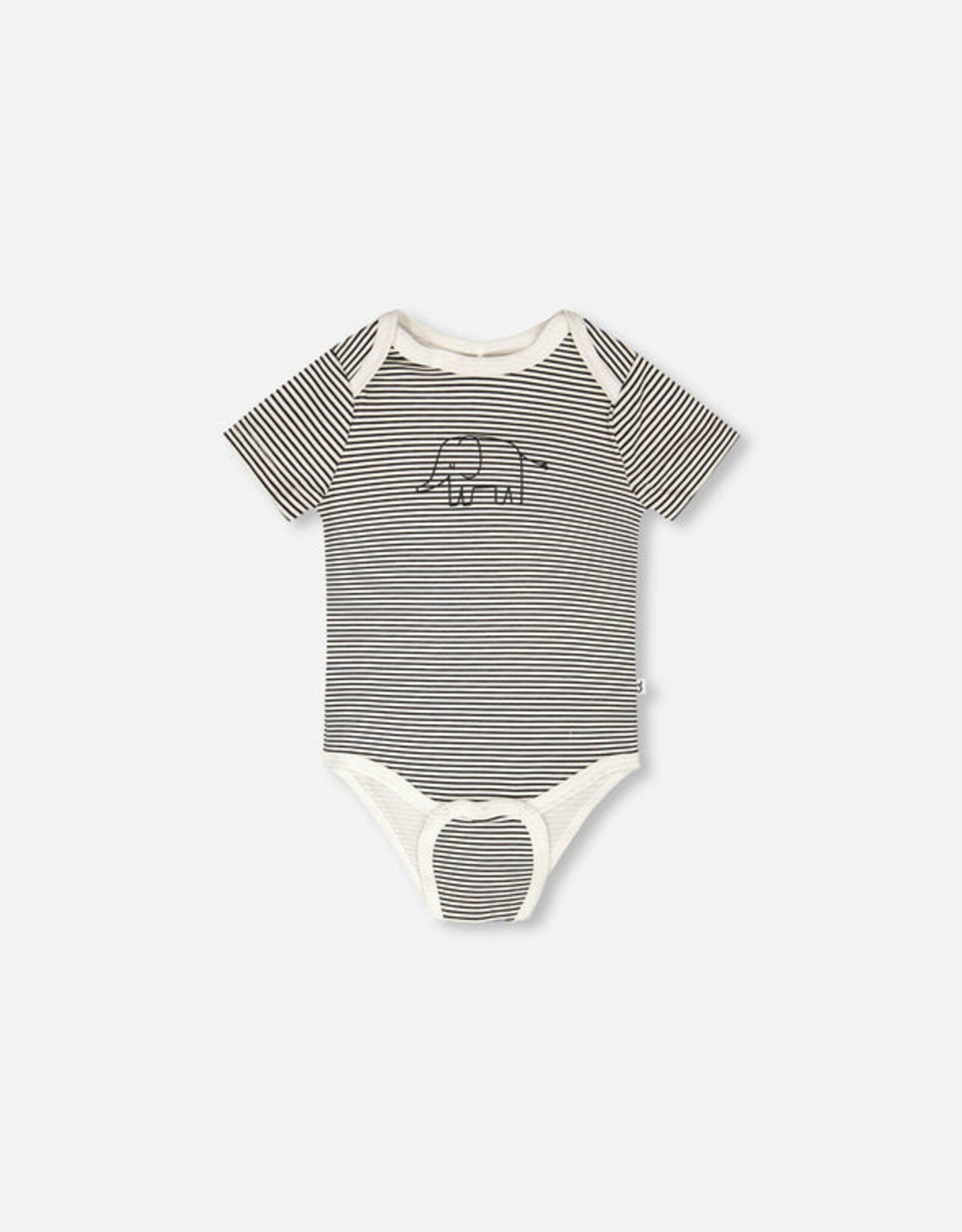 DeuxParDeux SP26 BB Elephant Onesie