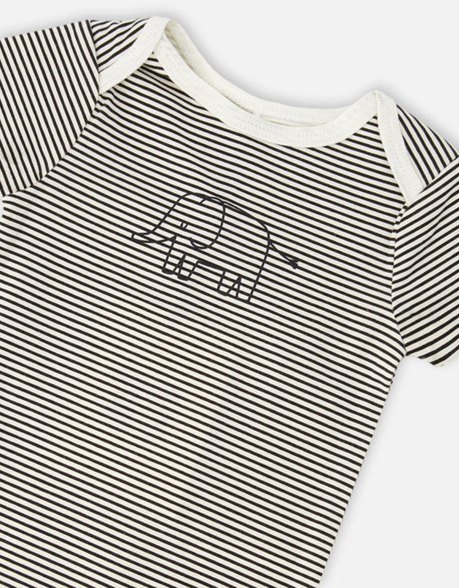 DeuxParDeux SP26 BB Elephant Onesie