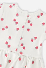 DeuxParDeux SP26 Strawberry Top & Short Set