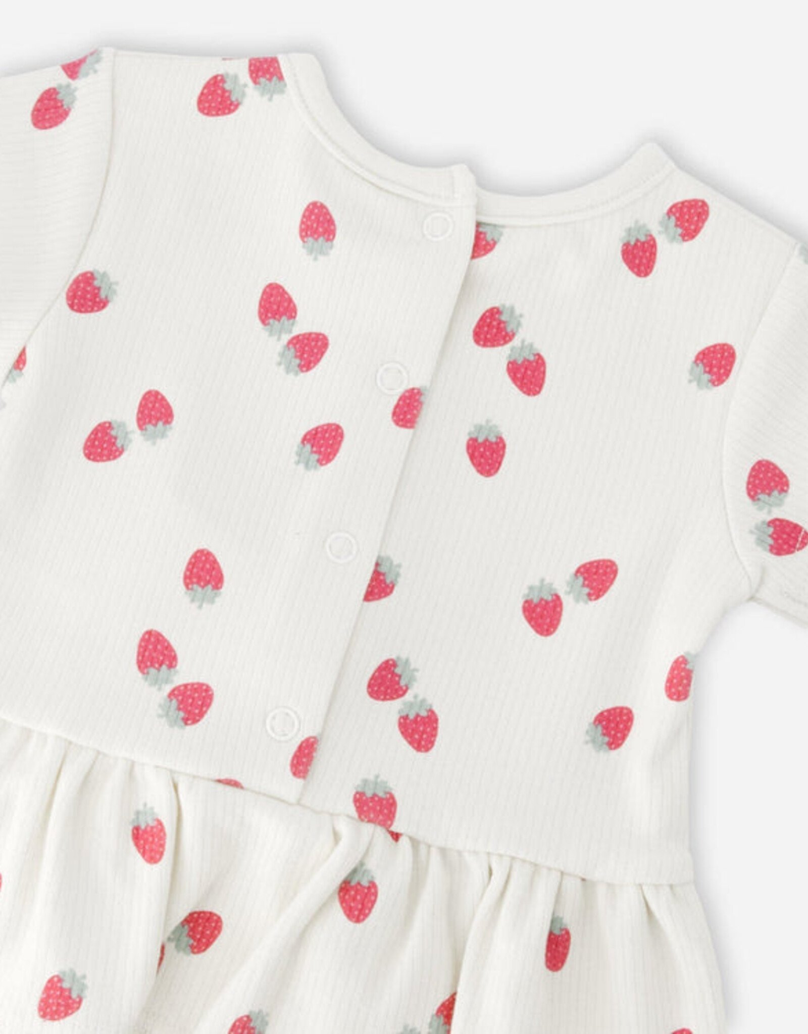 DeuxParDeux SP26 Strawberry Top & Short Set