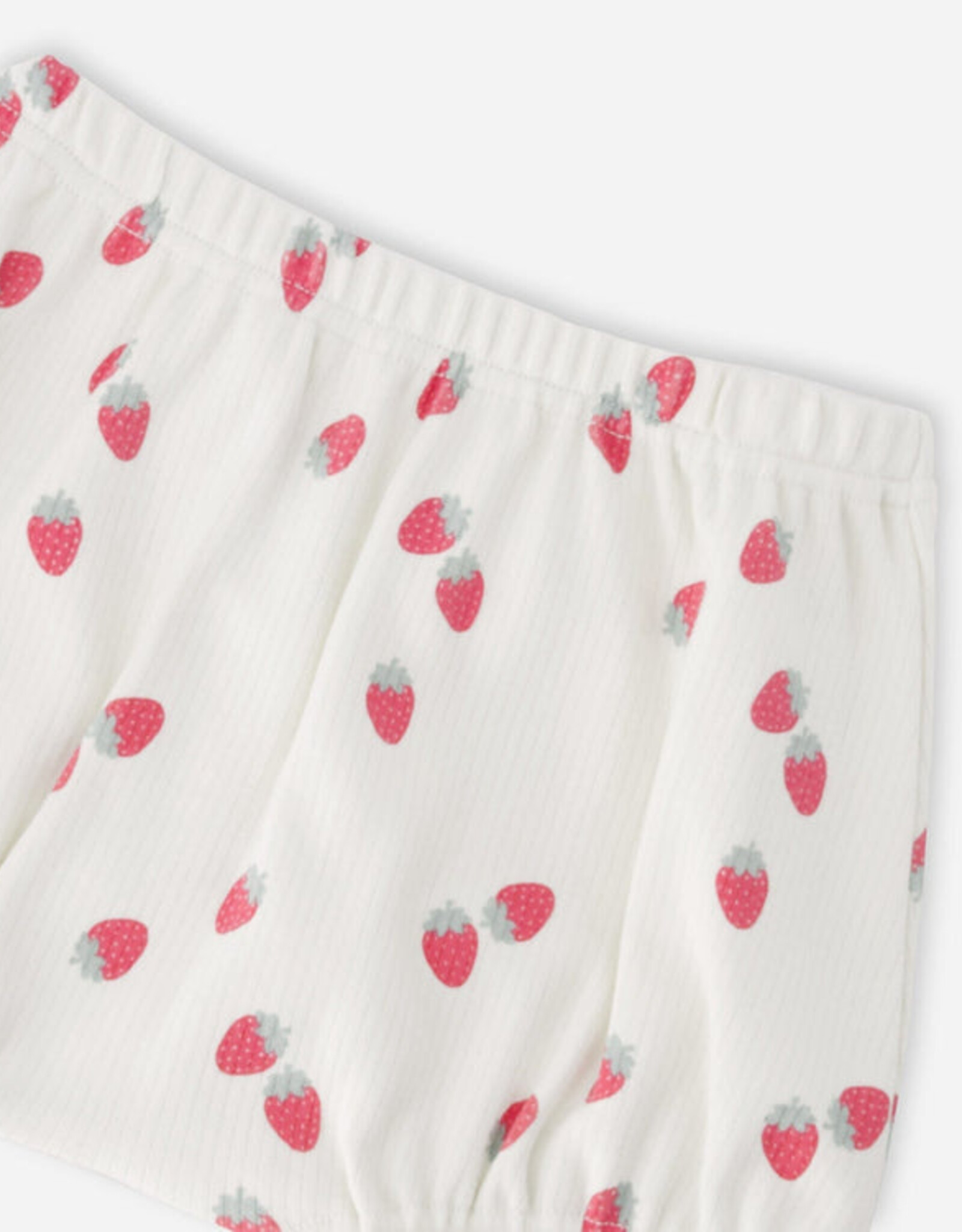 DeuxParDeux SP26 Strawberry Top & Short Set