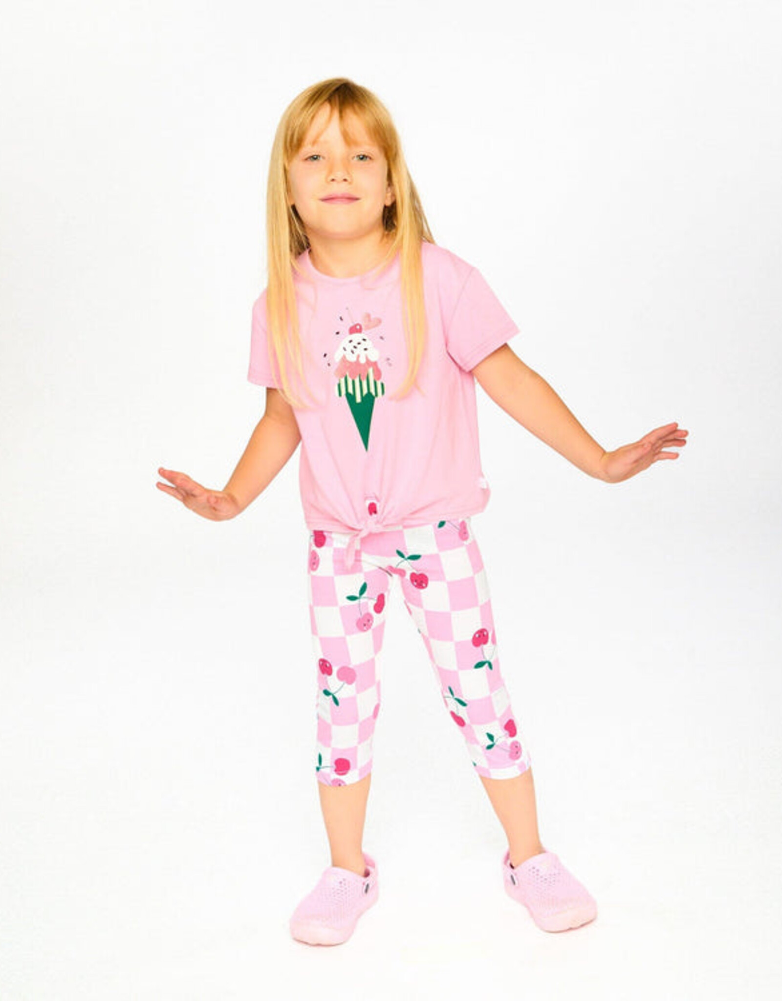 DeuxParDeux SP26 G IceCream T-Shirt TieFront