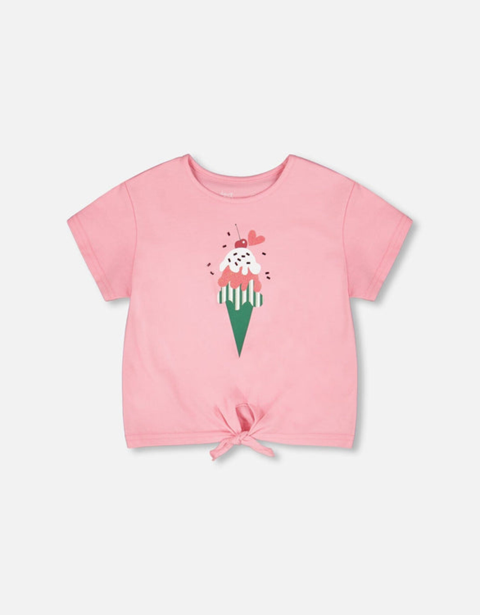 DeuxParDeux SP26 G IceCream T-Shirt TieFront