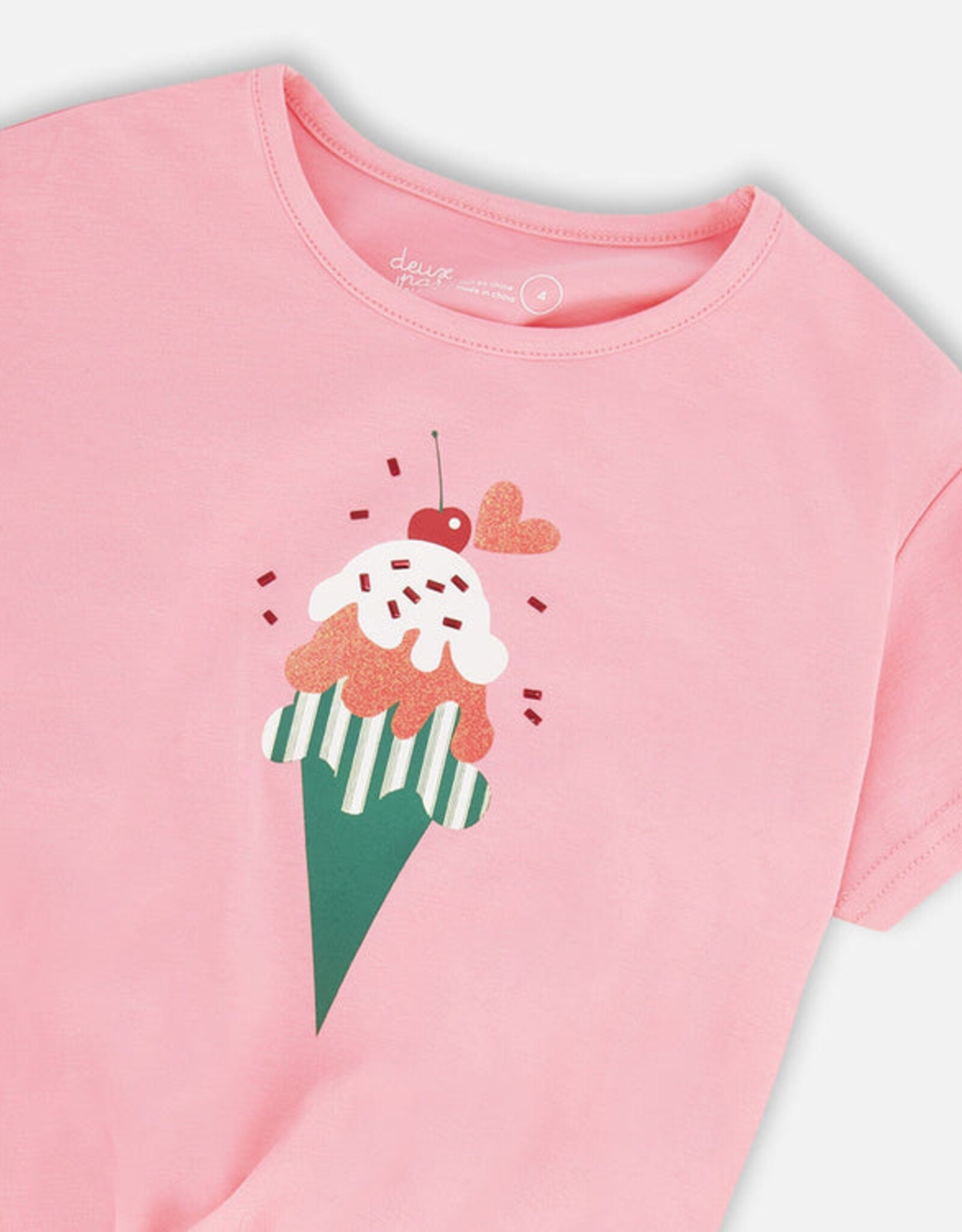 DeuxParDeux SP26 G IceCream T-Shirt TieFront