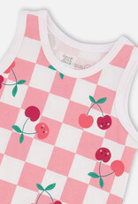 DeuxParDeux SP26 G Cherry Check Tank Top