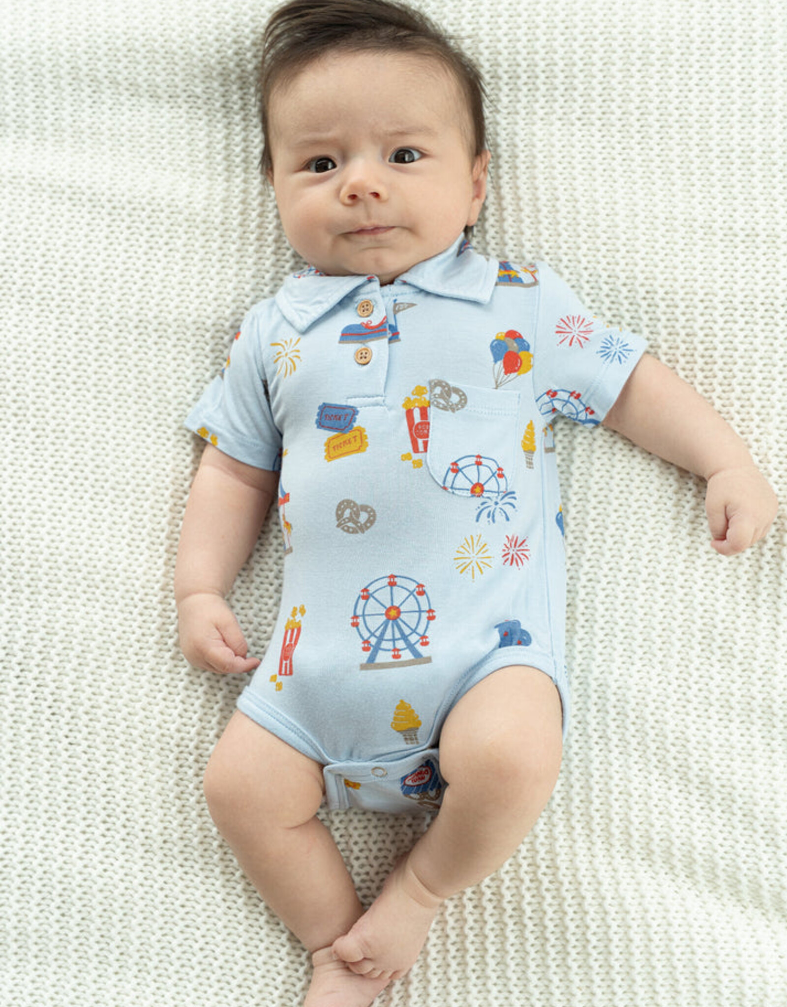 Silkberry SP26 BbyB Polo Onesie