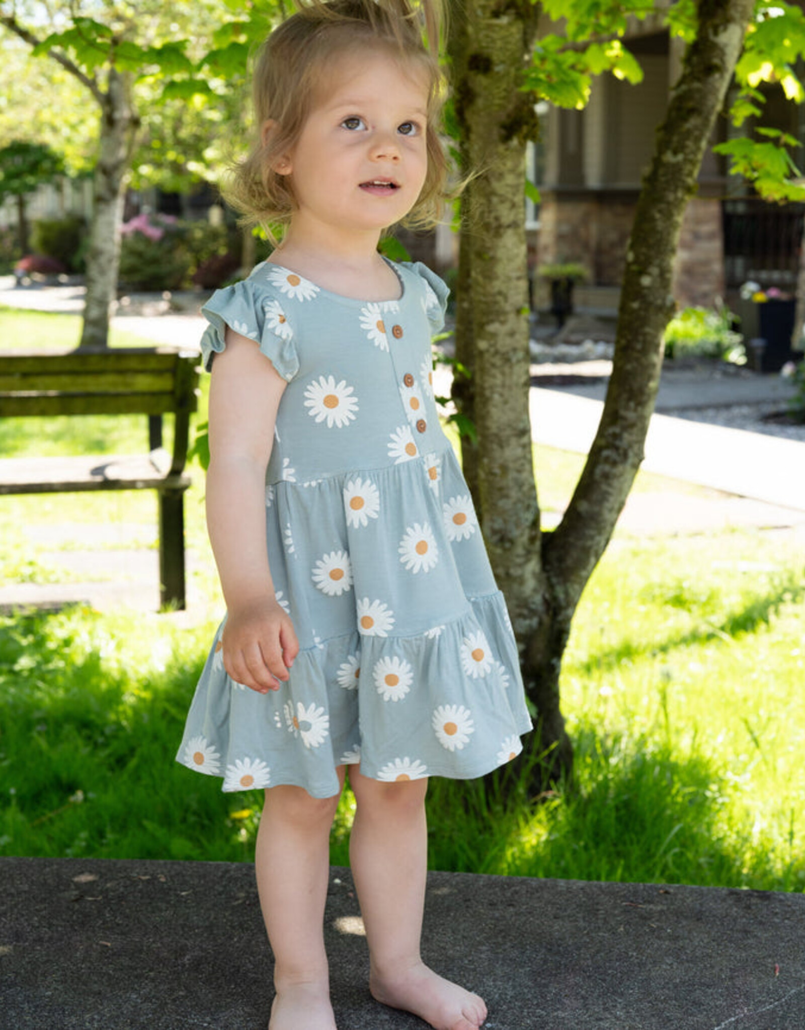 Silkberry SP26 G Flutter Dress w/Bloom
