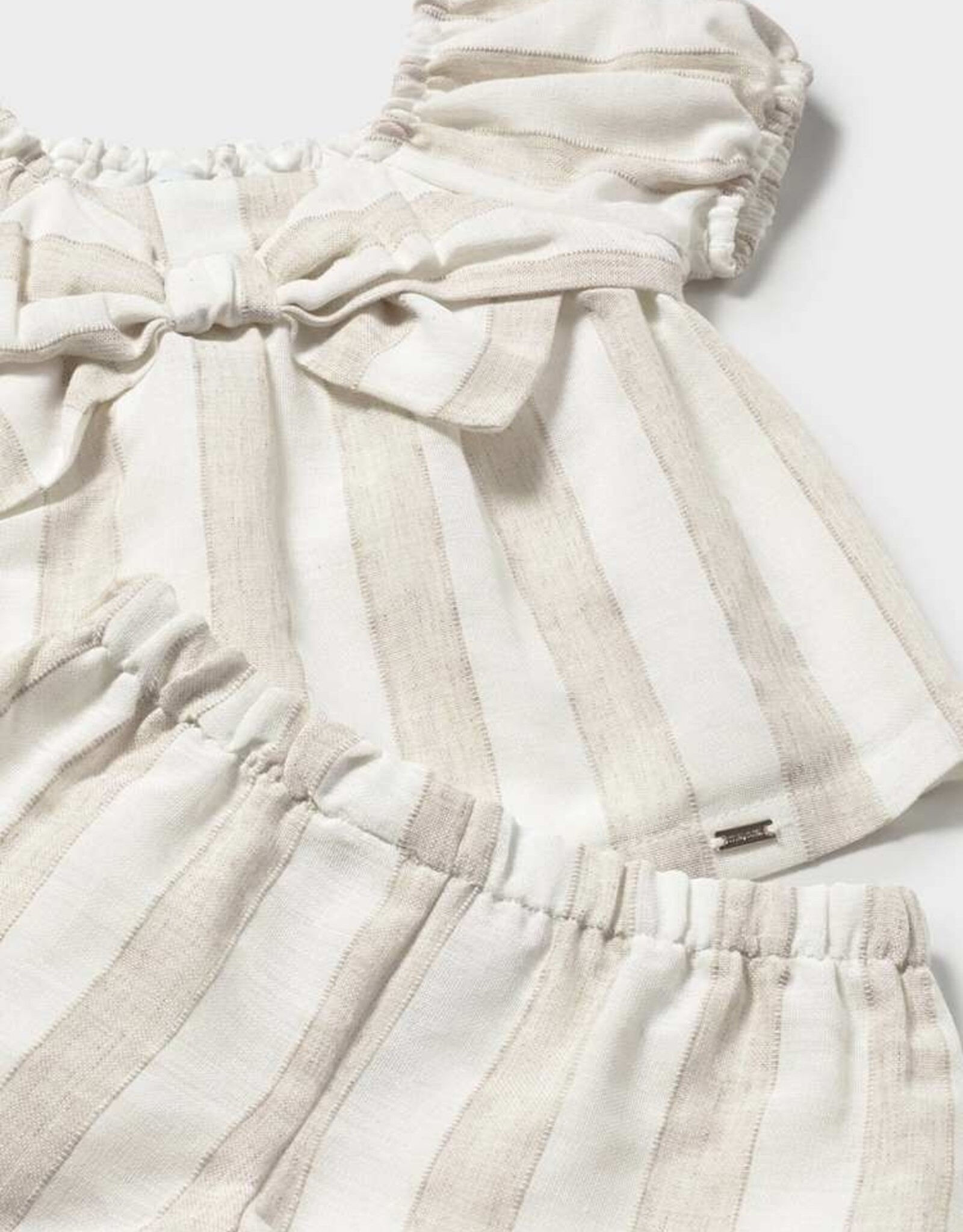 Mayoral SP26 Blouse&Short Stripe Set
