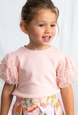 Mayoral SP26 G Tulle Sleeve Shirt