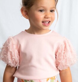 Mayoral SP26 G Tulle Sleeve Shirt