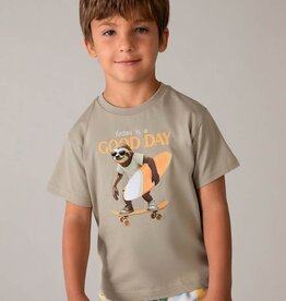 Mayoral SP26 B Good Day Sloth  T-Shirt