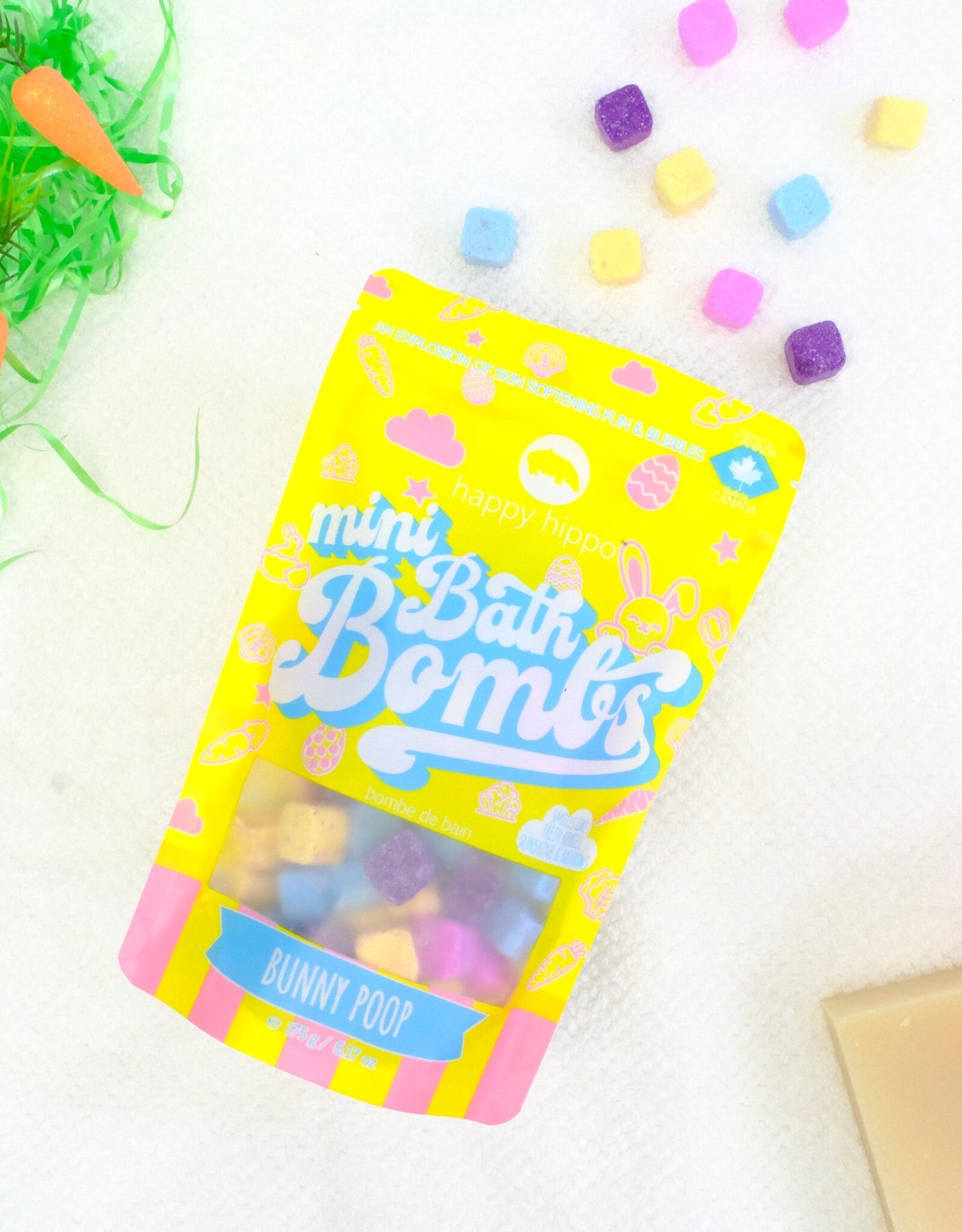 Happy Hippo Bath Bunny Poop Mini Bath Bombs