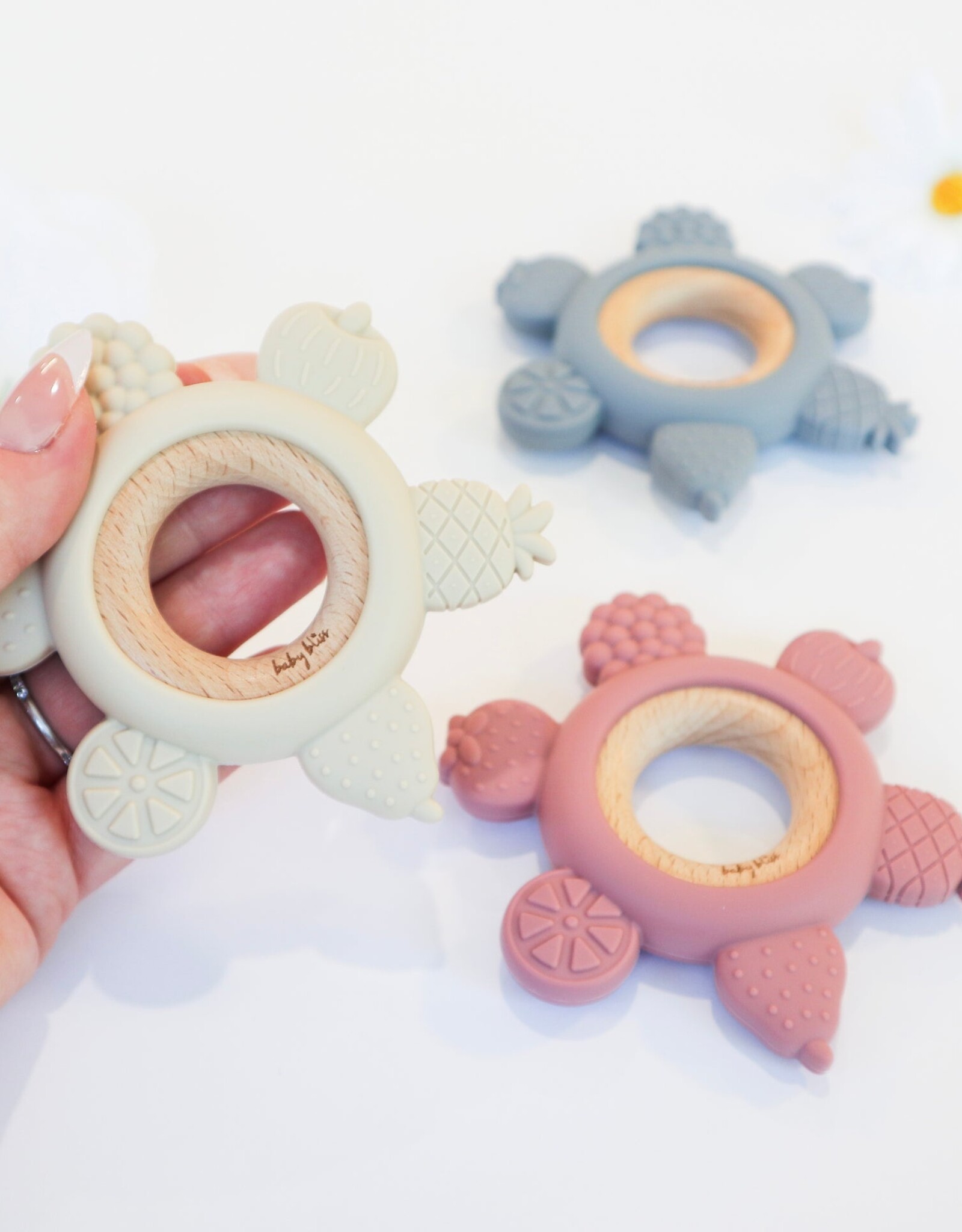 Baby Bliss Fruit Teething Ring