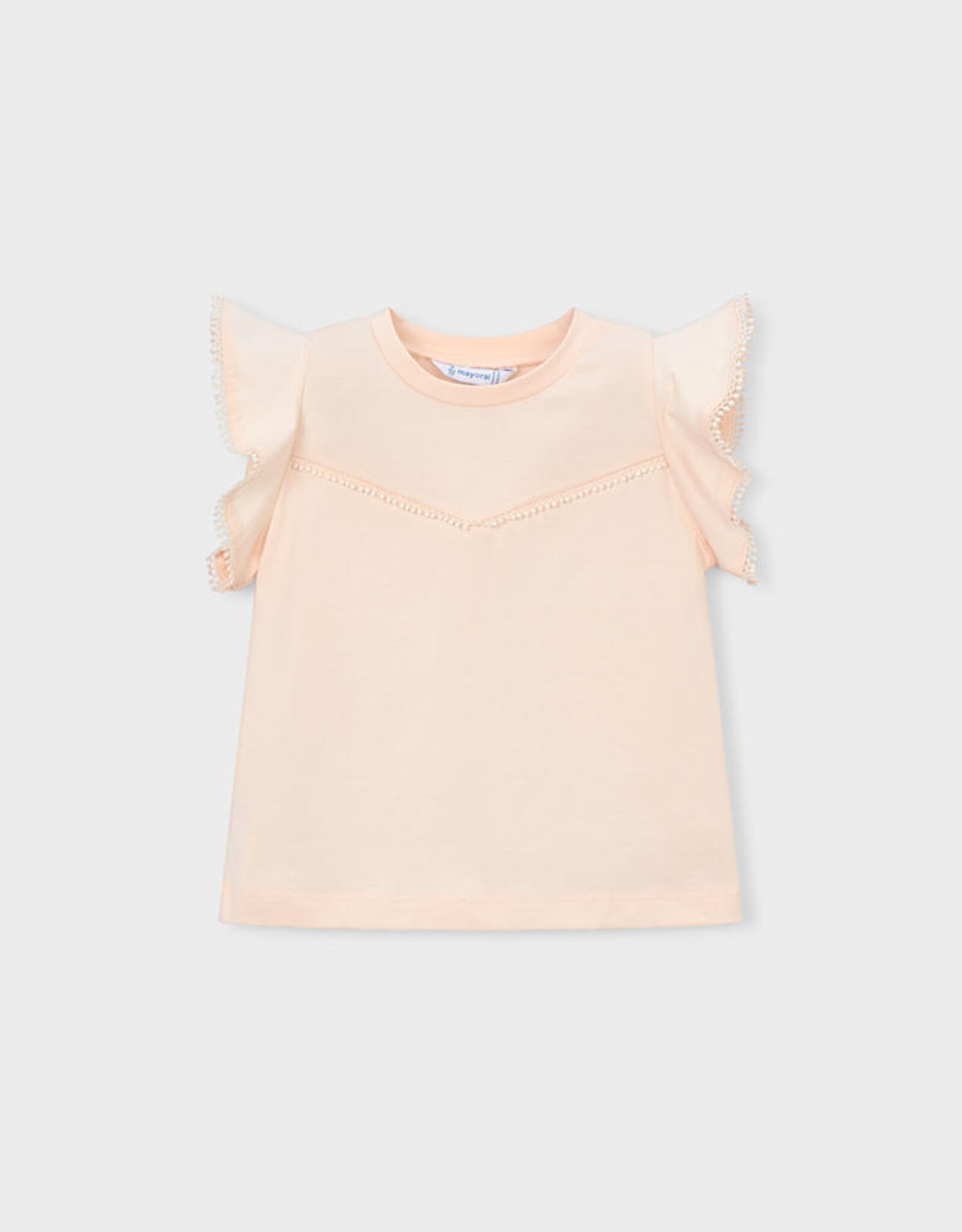 Mayoral SP26 G Ruffle Shirt w/Trim