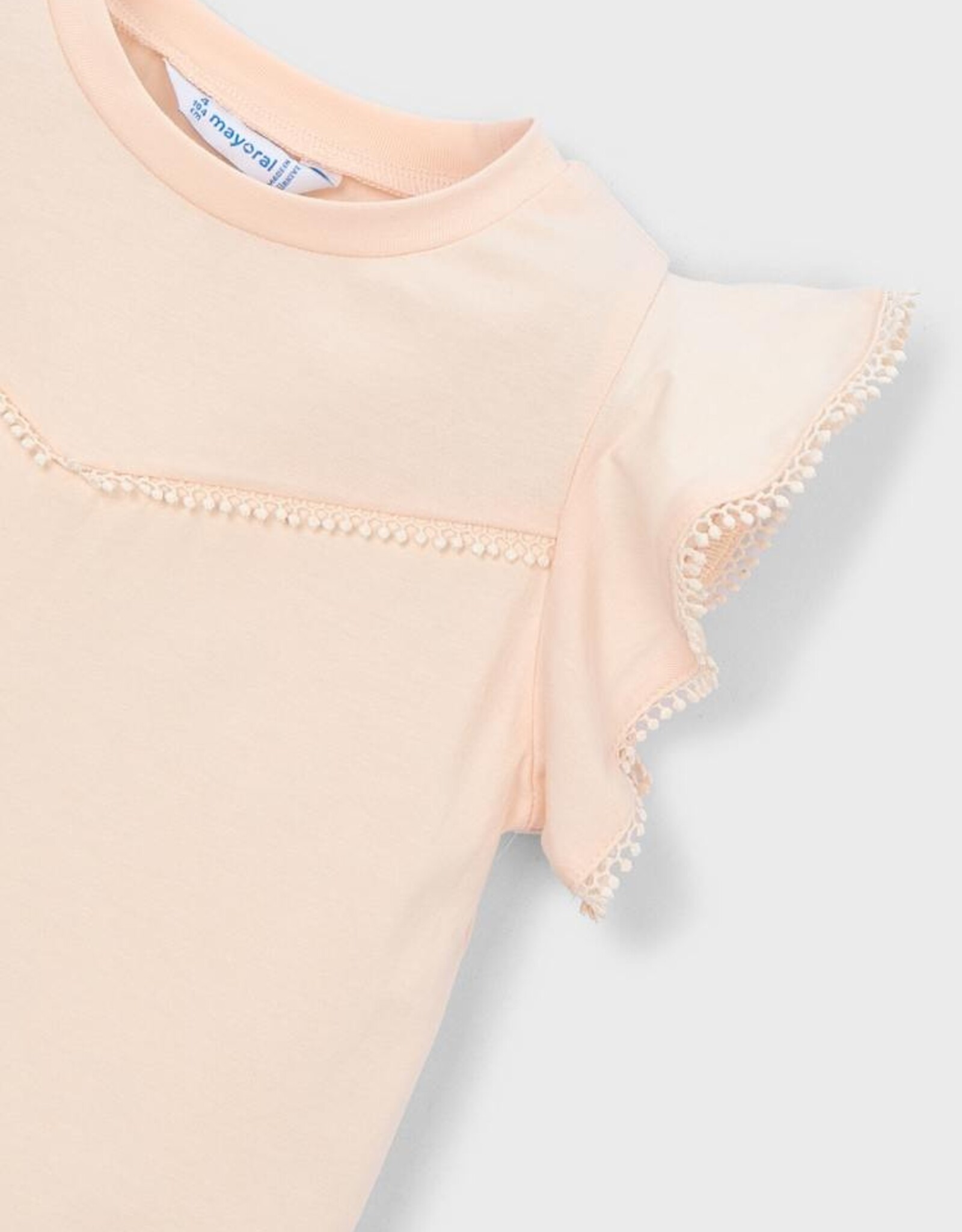 Mayoral SP26 G Ruffle Shirt w/Trim