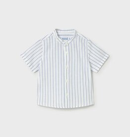 Mayoral SP26 BbyB Stripe Linen Shirt