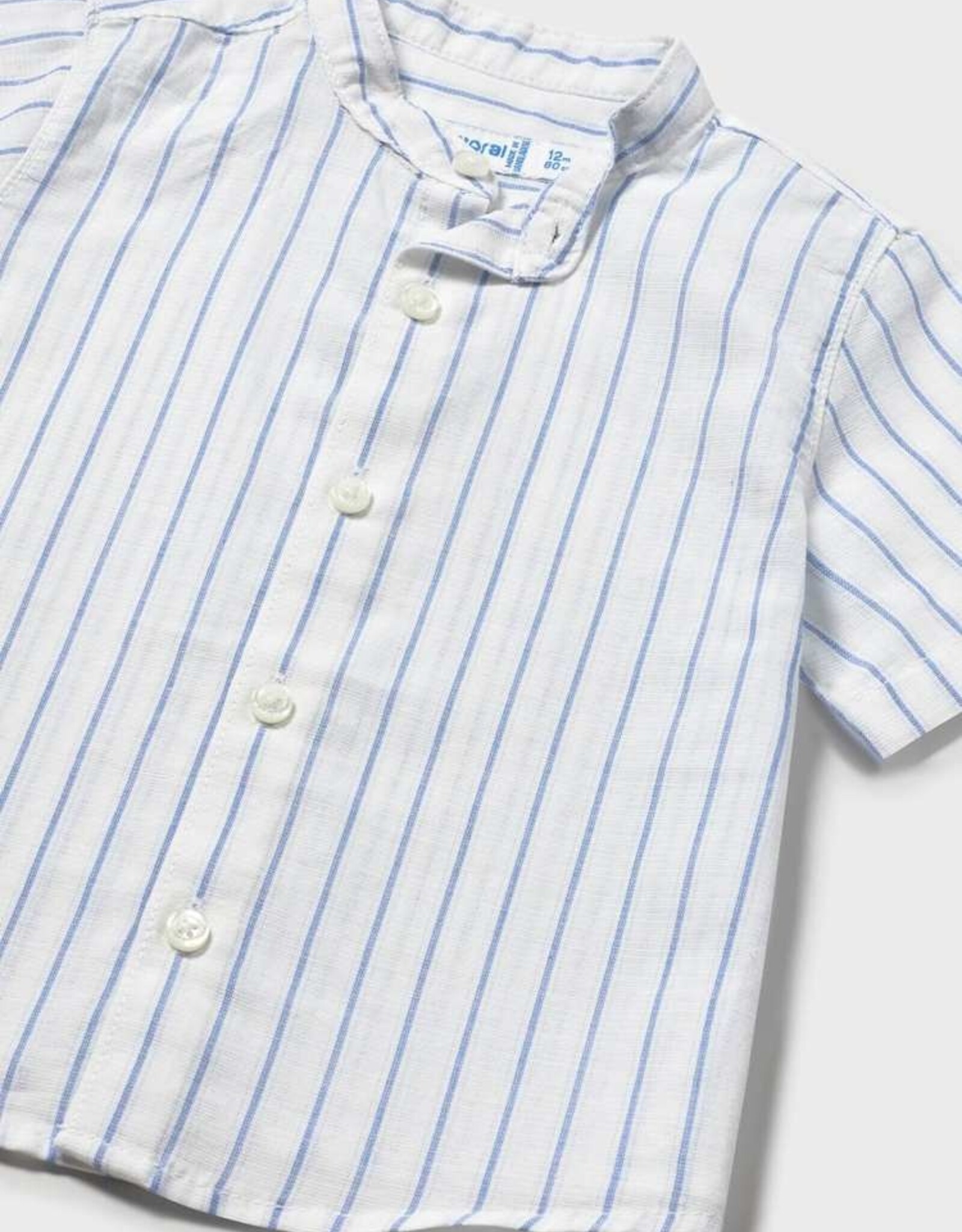 Mayoral SP26 BbyB Stripe Linen Shirt