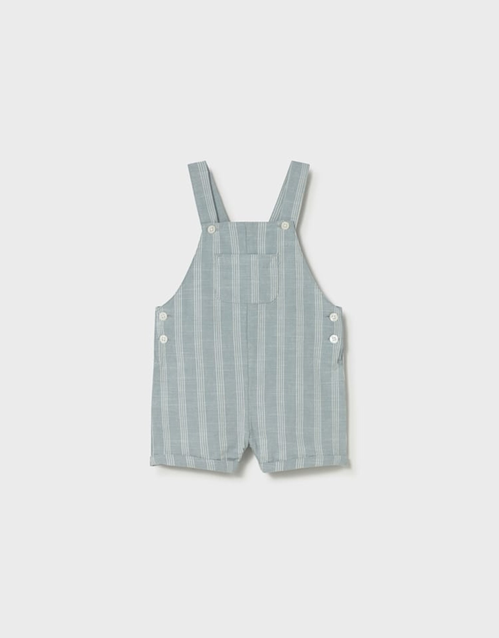 Mayoral SP26 BbyB Stripe Short Overalls