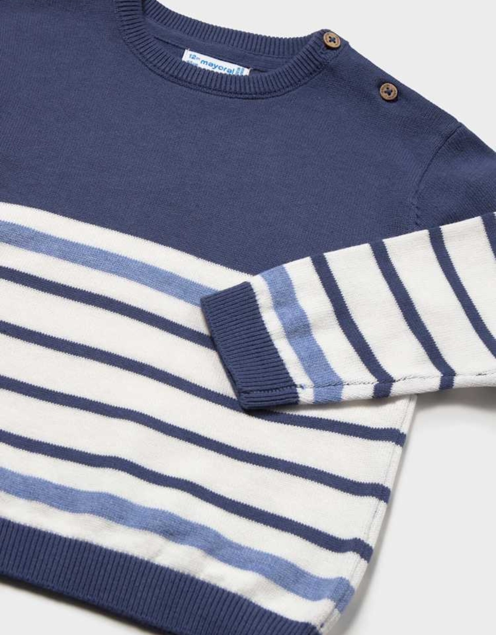 Mayoral SP26 BbyB Striped Sweater