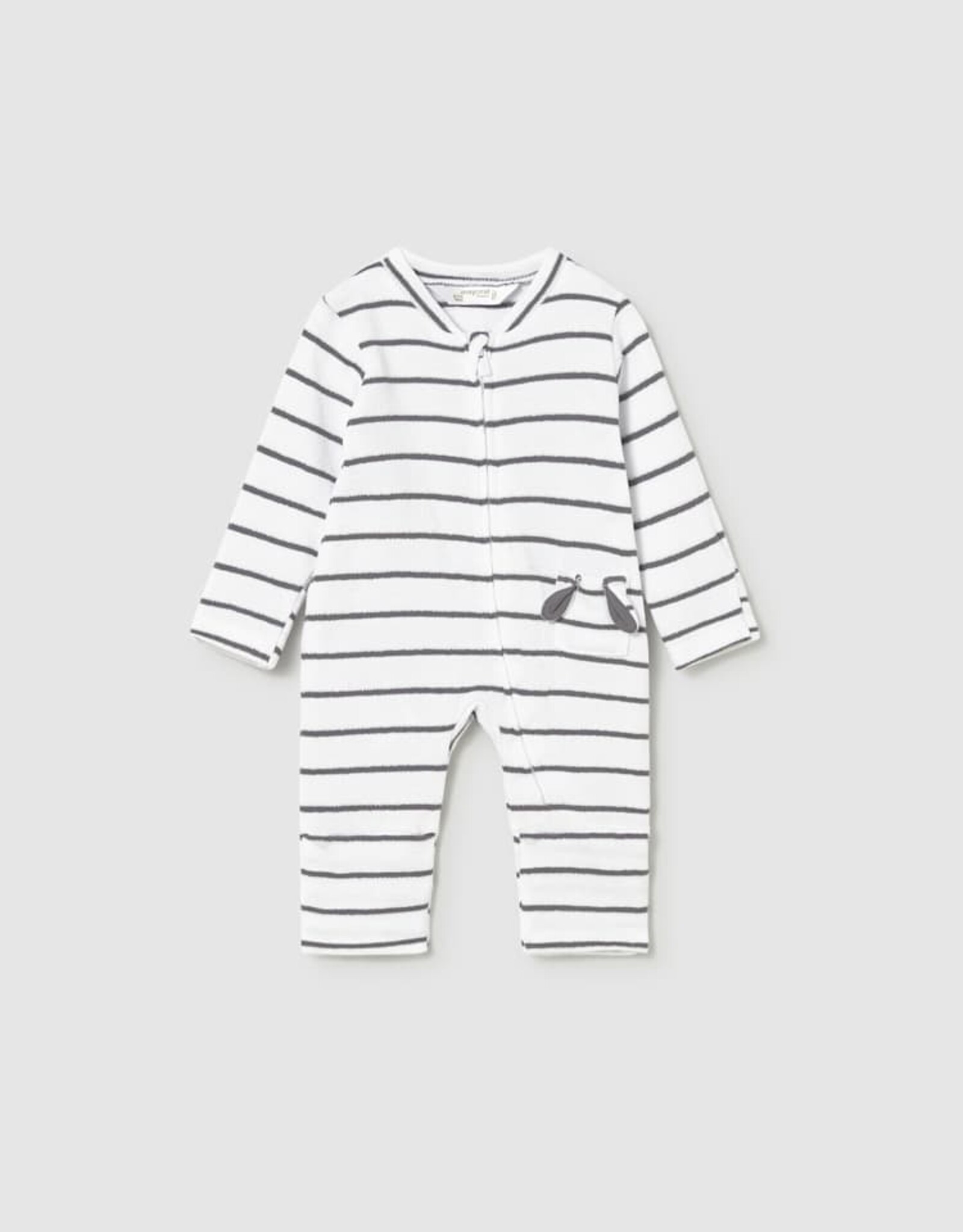 Mayoral SP26 BbyB Striped Jumpsuit