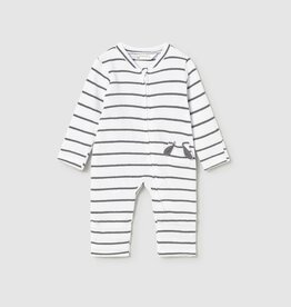 Mayoral SP26 BbyB Striped Jumpsuit