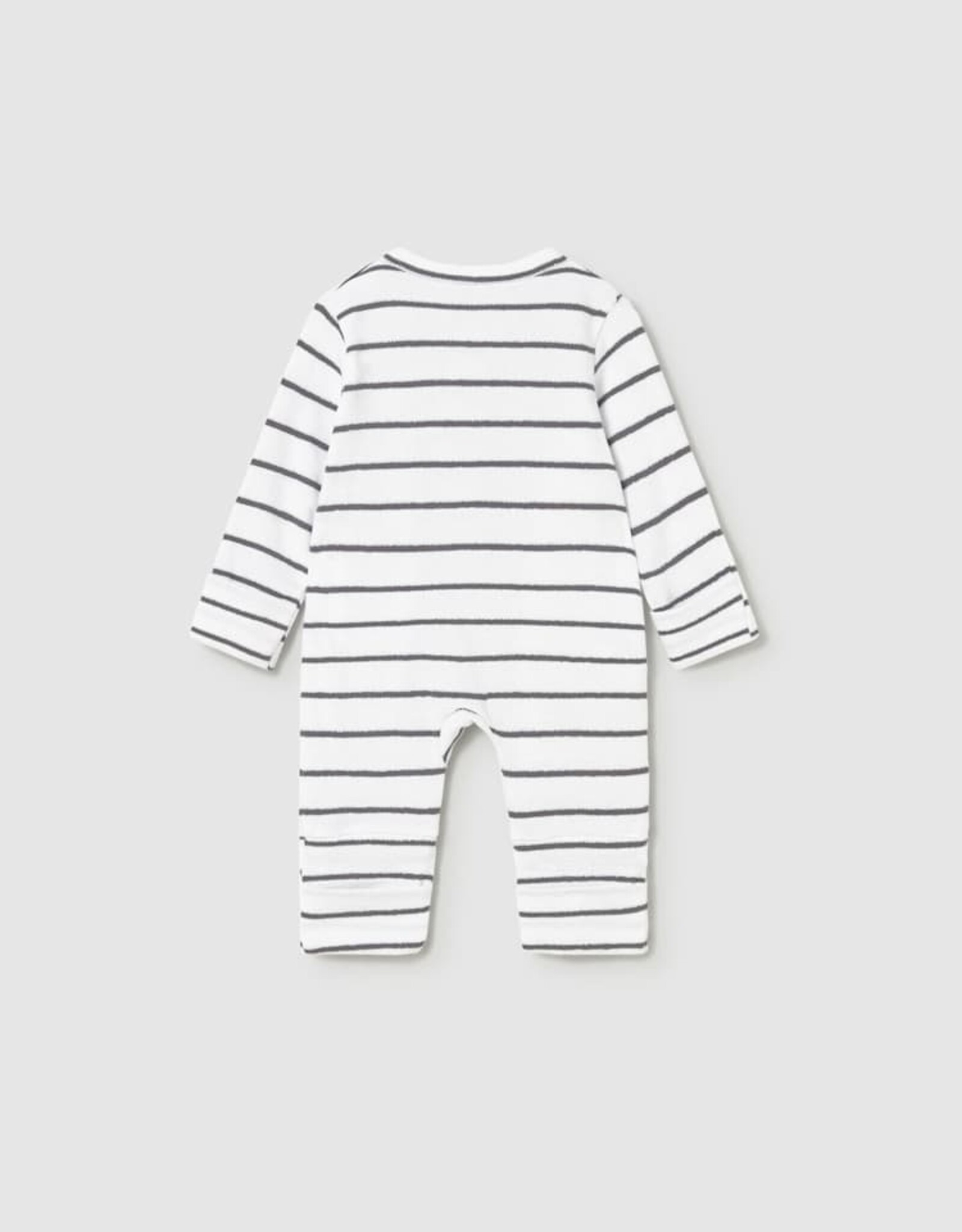 Mayoral SP26 BbyB Striped Jumpsuit