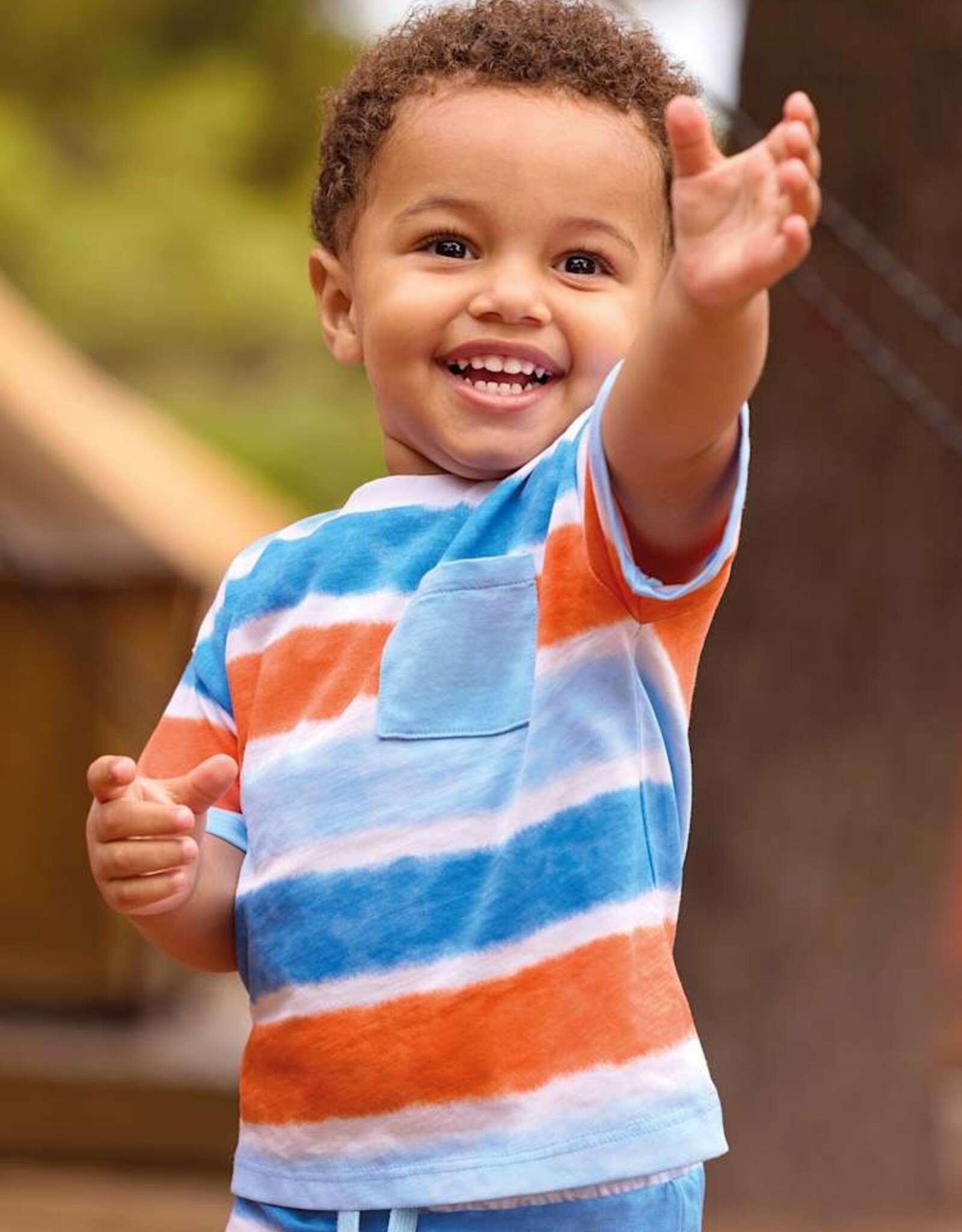 Mayoral SP26 BbyB Pocket Stripe T-Shirt