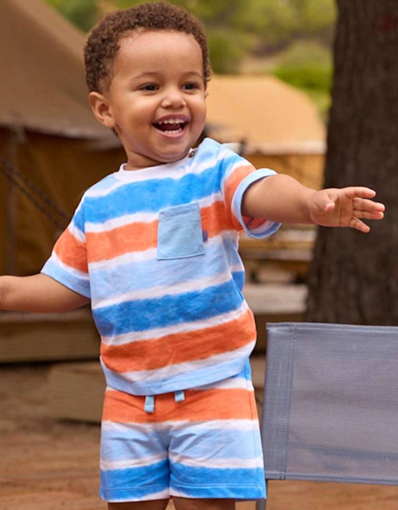 Mayoral SP26 BbyB Stripe Shorts