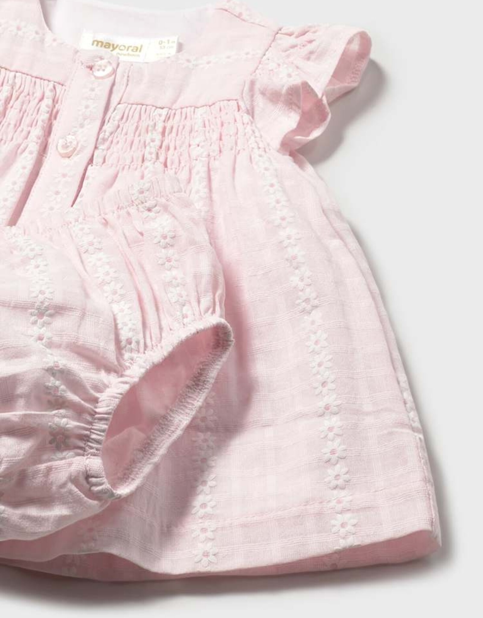 Mayoral SP26 Chiffon Dress w/Bloomer