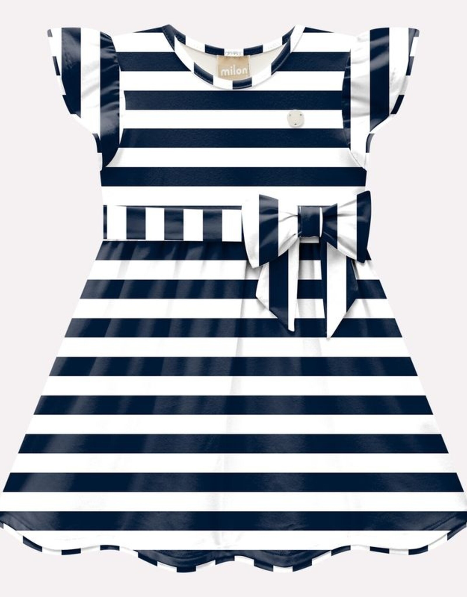 Milon SP26 G Stripe Bow Dress