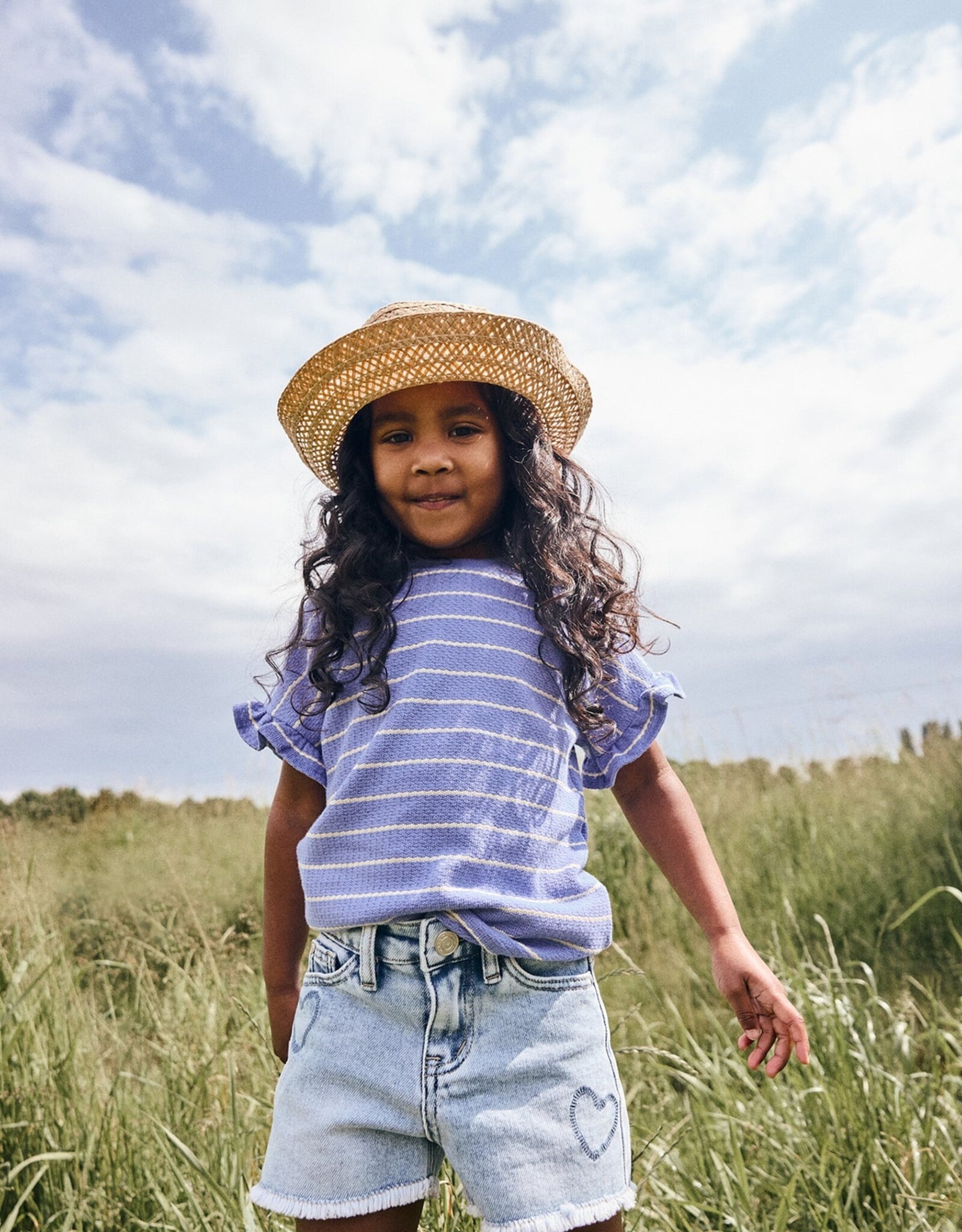 Daily Seven SP26 G Heart Denim Shorts