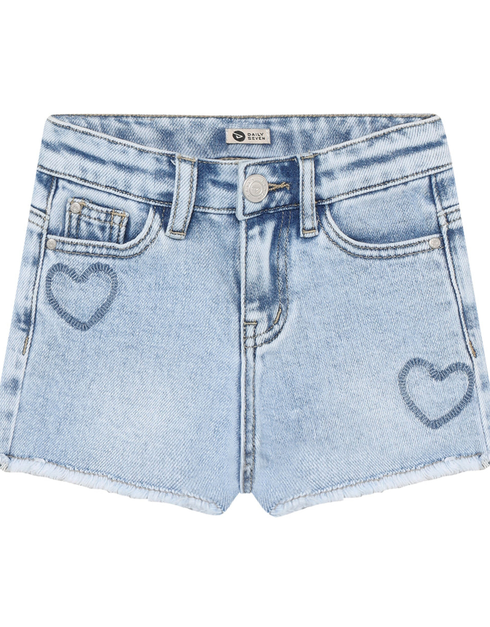 Daily Seven SP26 G Heart Denim Shorts