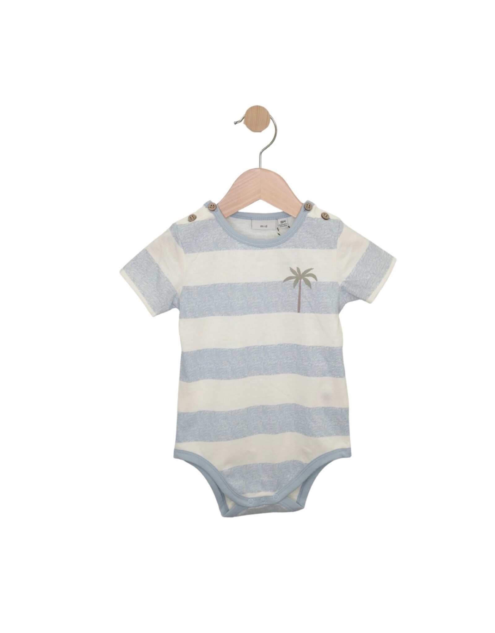 Mid SP26 Palm Stripe Bodysuit