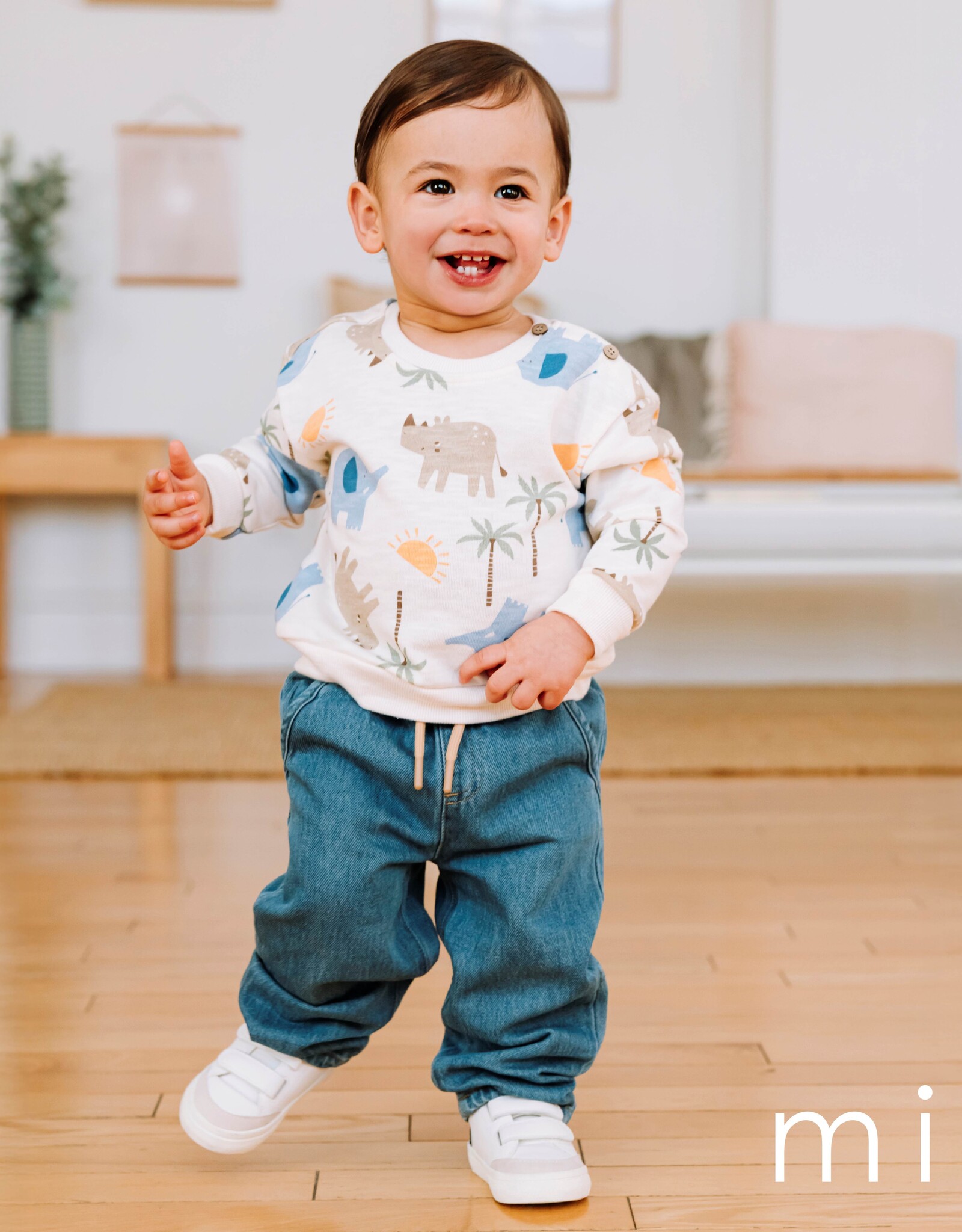 Mid SP26 BbyB Safari Animal Sweater