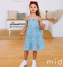 Mid SP26 G Cherry Denim Dress