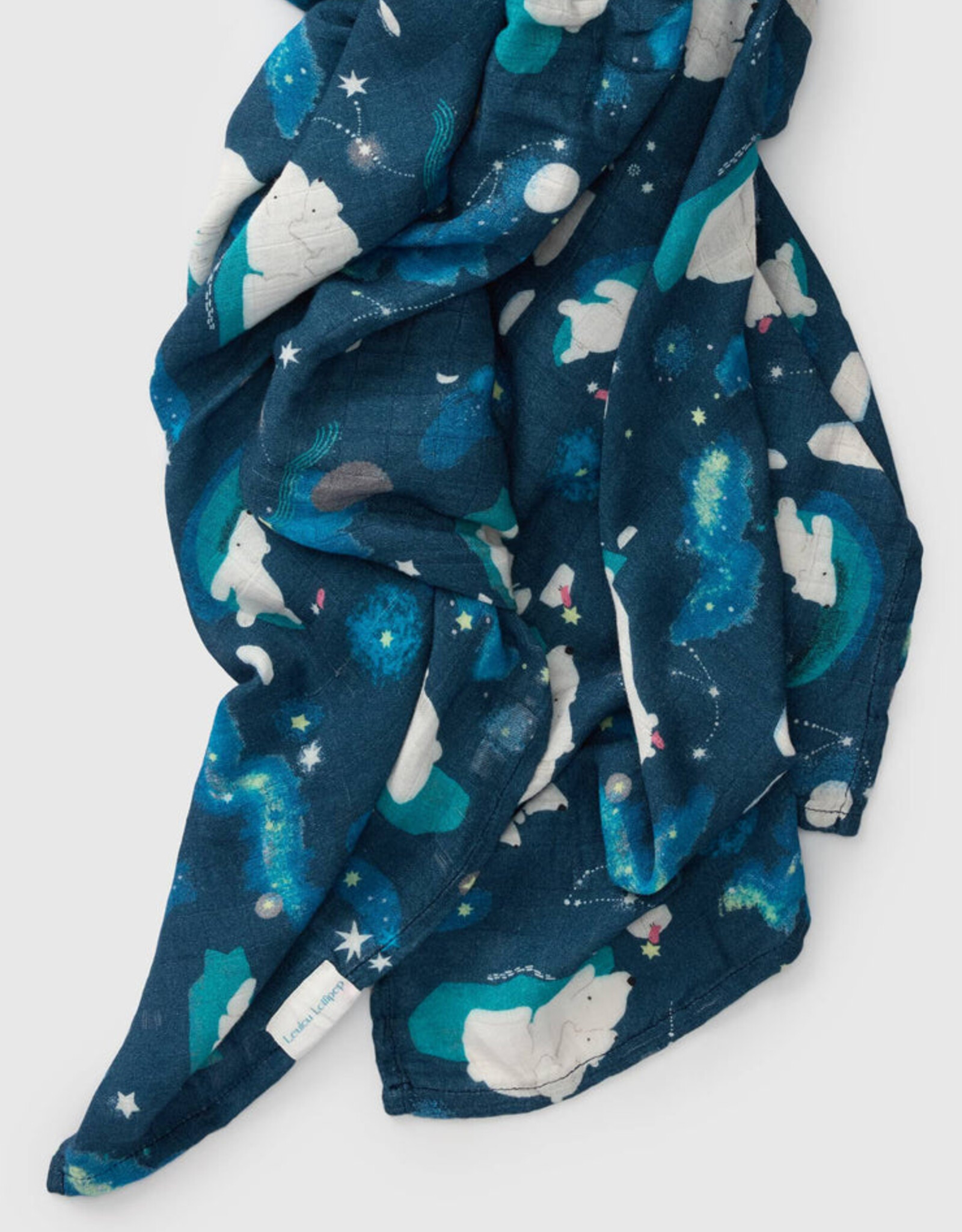 LouLou Lollipop Single Swaddle - Stargazing Bear