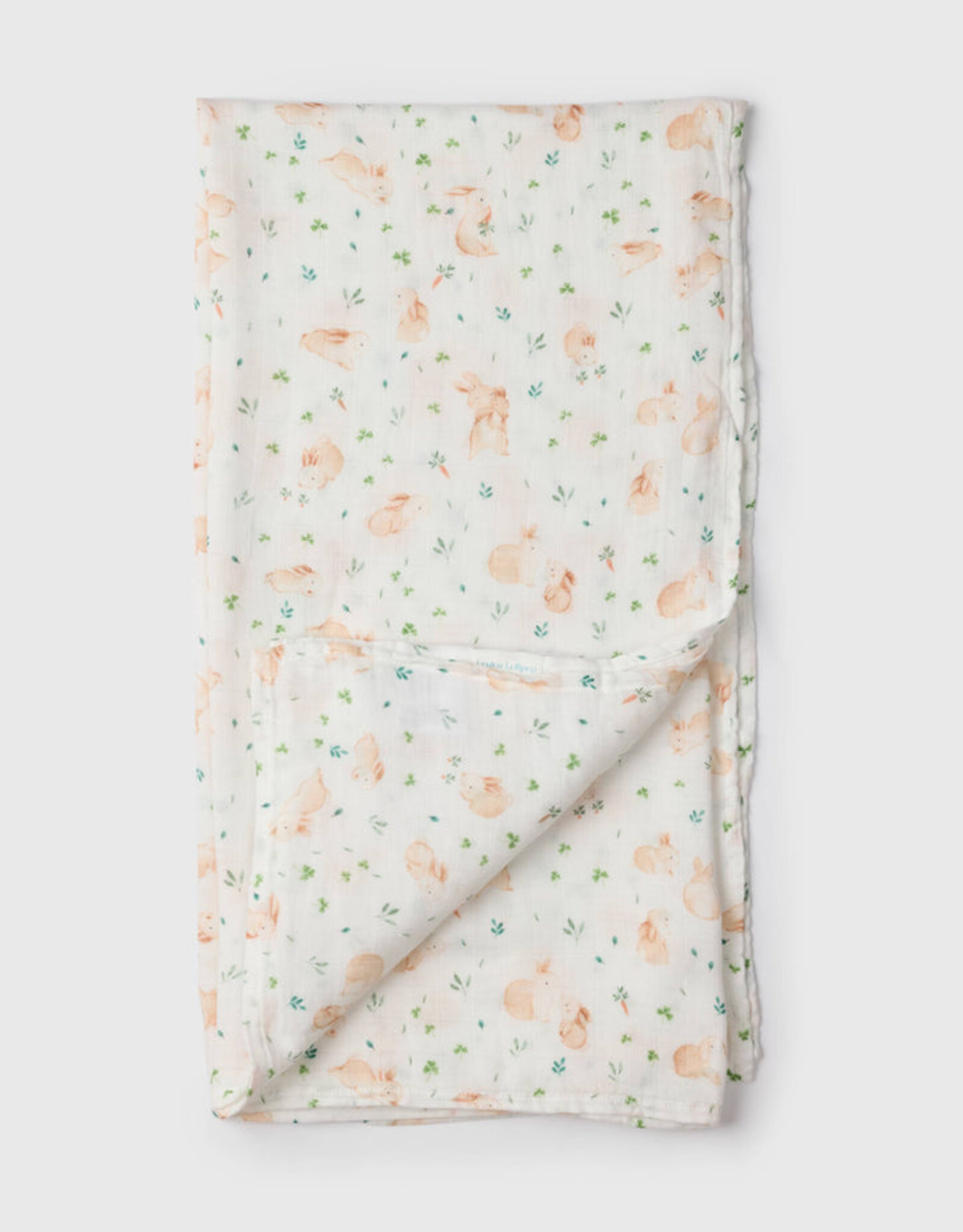 LouLou Lollipop Single Swaddle - Bunny Meadow