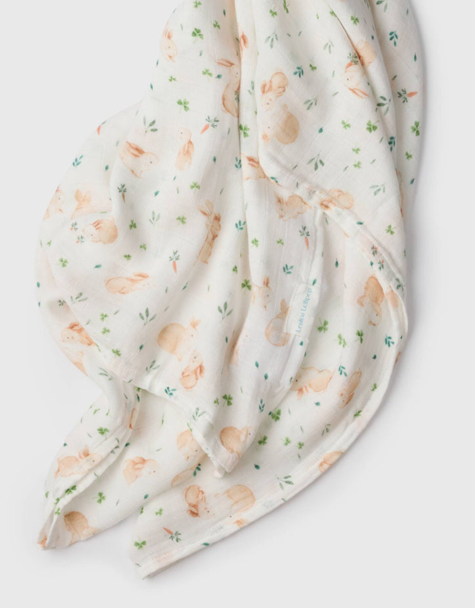 LouLou Lollipop Single Swaddle - Bunny Meadow