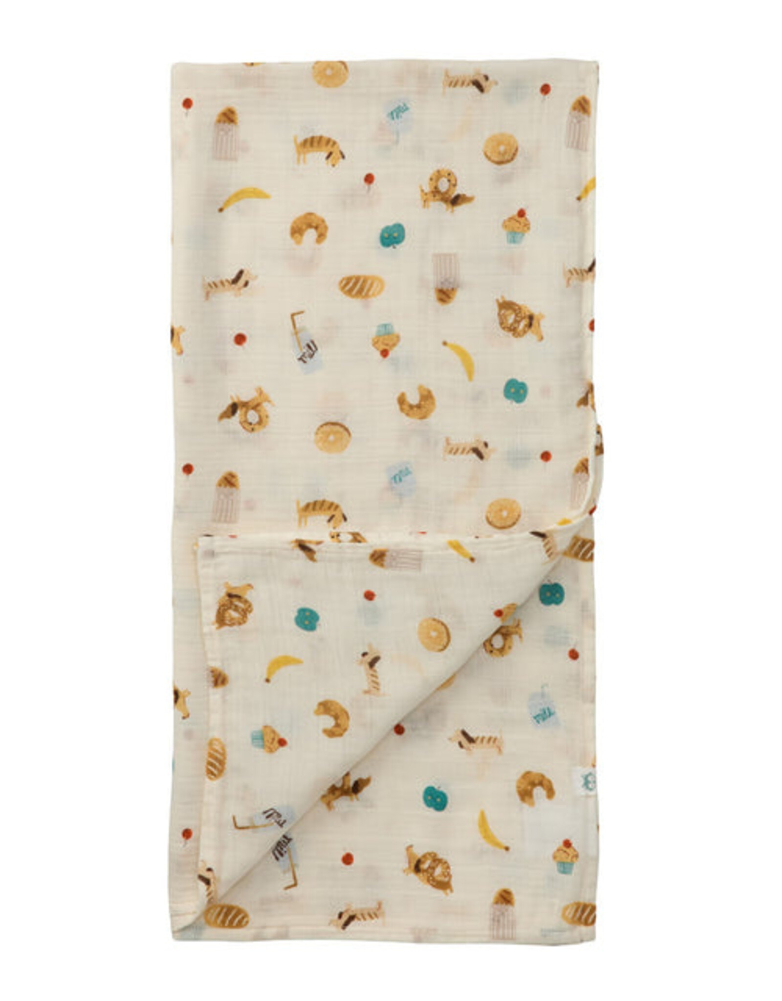 LouLou Lollipop Single Swaddle - French Breakfast