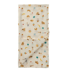 LouLou Lollipop Single Swaddle - French Breakfast