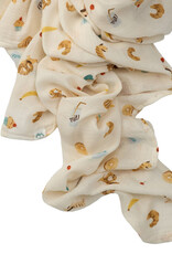 LouLou Lollipop Single Swaddle - French Breakfast