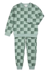 Miles SP26 BbyB Check Sweat&Pant Set
